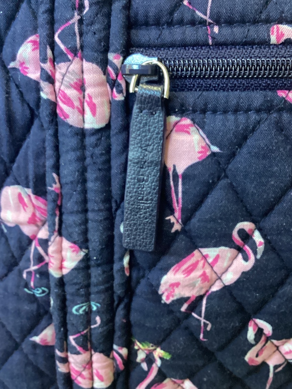 Vera Bradley Flamingo Fiesta Print 13” Quilted Tote - Picture 3 of 9